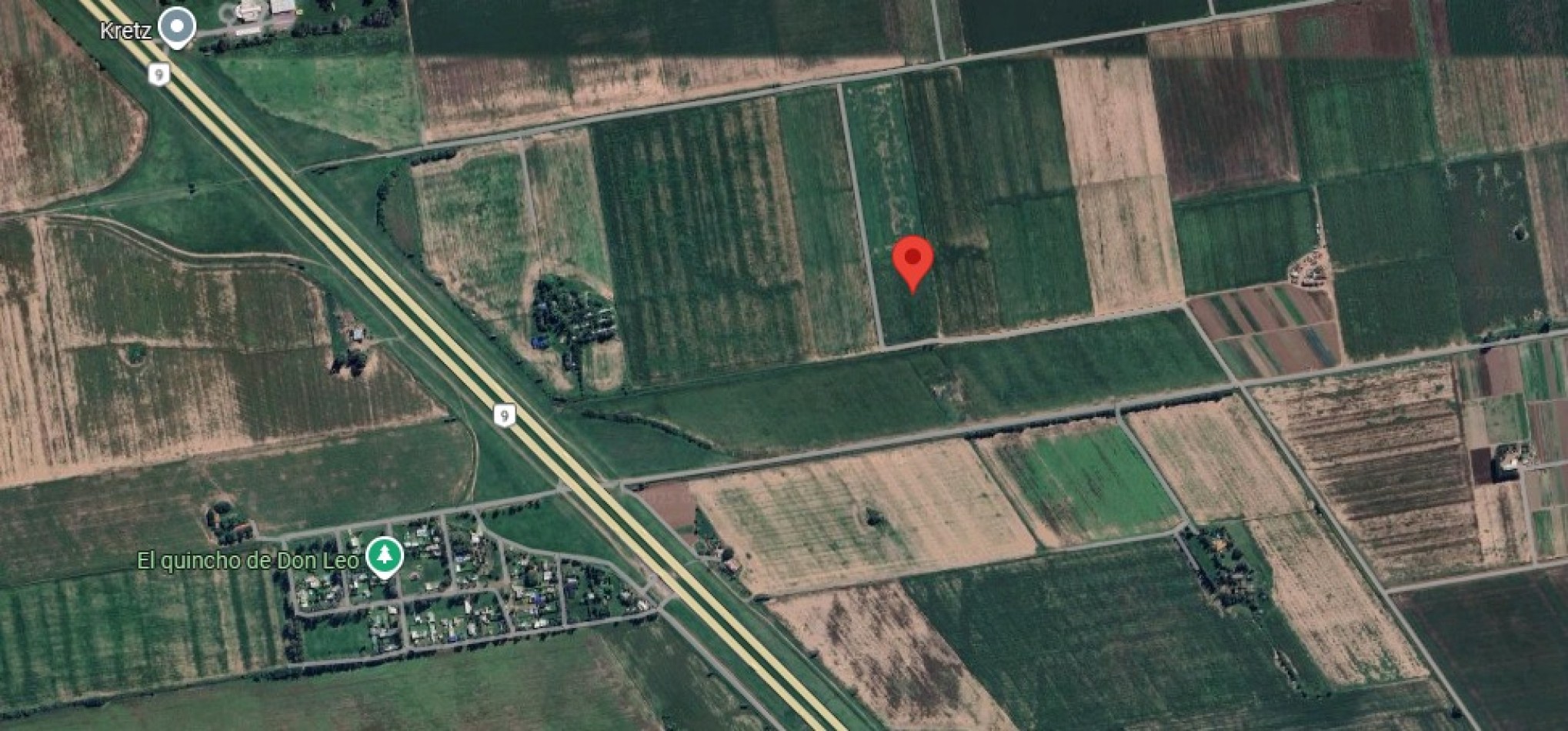 Campo de 2 hectareas, altura general lagos, a pocos minutos de la autopista Rosario-Buenos Aires