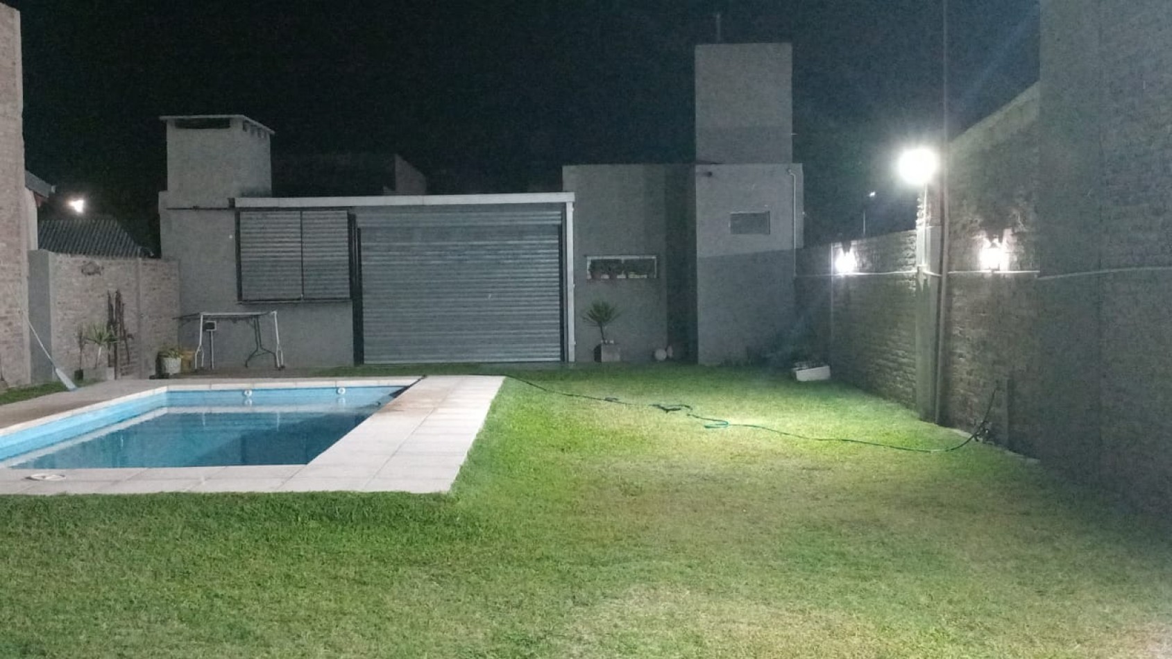 General Lagos, Propiedad un dormitorio, Quincho, Pileta, terreno de 350 m2