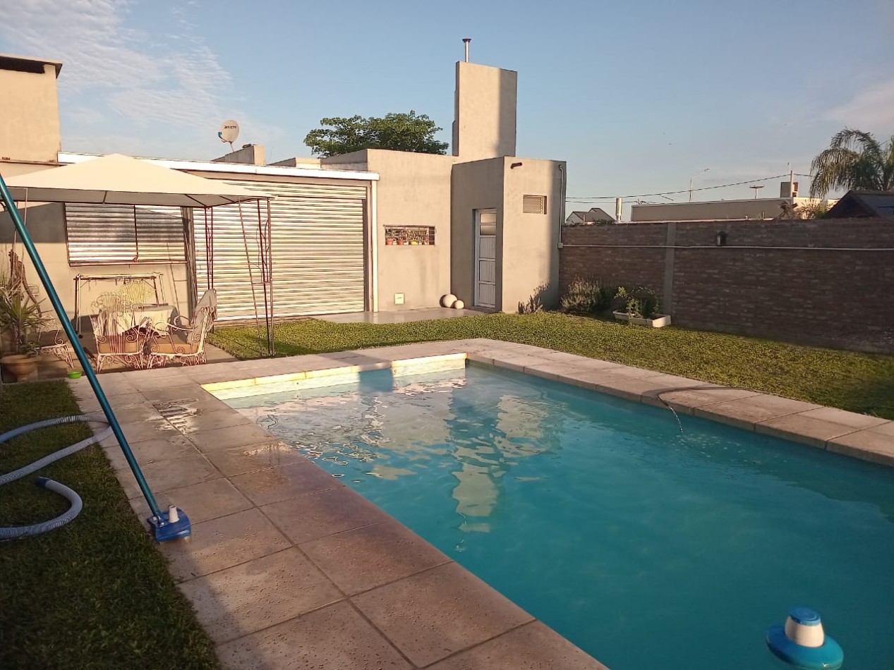 General Lagos, Propiedad un dormitorio, Quincho, Pileta, terreno de 350 m2