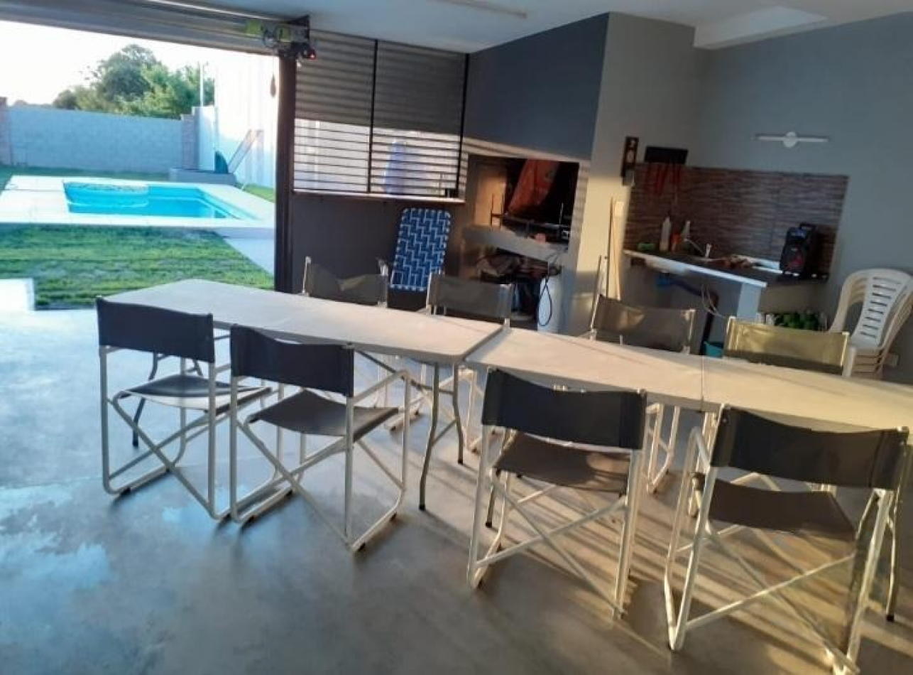 General Lagos, Propiedad un dormitorio, Quincho, Pileta, terreno de 350 m2