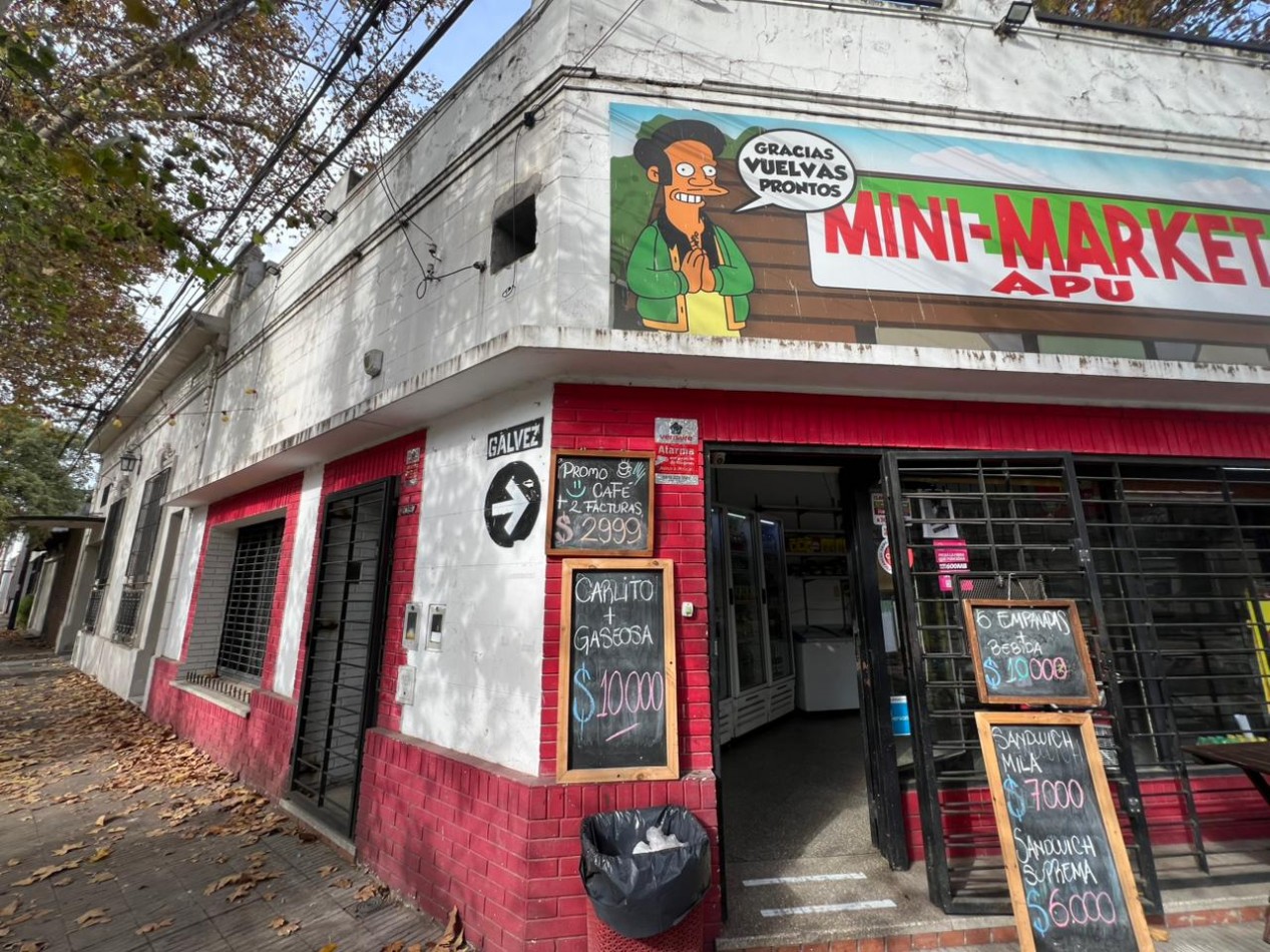 Fondo de comercio, Minimarket, esquina Galvez y Balcarce, increible ubicacion, cercania a escuelas y avenidas principales.